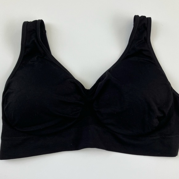 Bralettes, three pack! 3 colors, blk, beige, gray, 2X with shaping insert - Picture 8 of 9